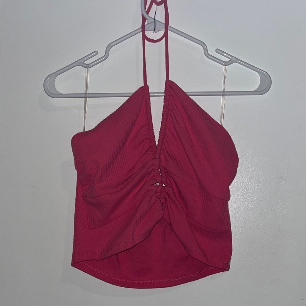 Wild Fable Pink Ruched Camisole